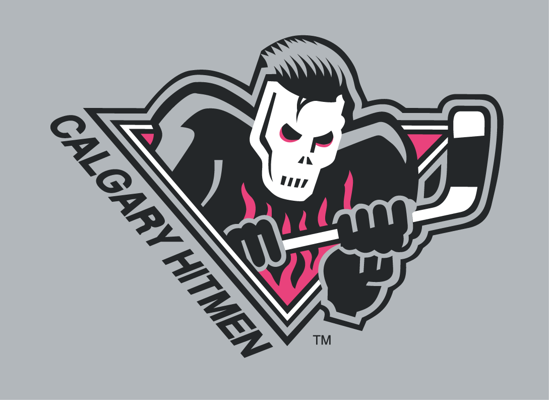 calgary hitmen 2010-pres jersey logo iron on heat transfer